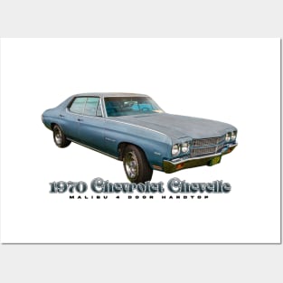 1970 Chevrolet Chevelle Malibu 4 Door Hardtop Posters and Art